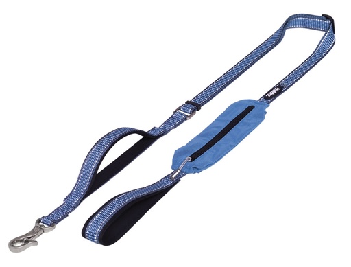 [NB8872132] Lijn "Kalea" l: 140-180 cm, b: 20/25 mm licht blauw