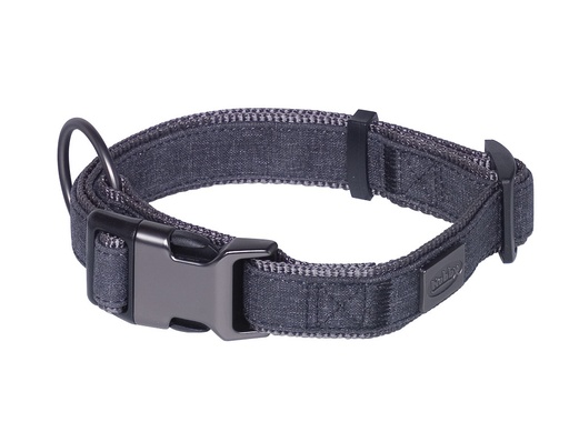 [NB8874305] Kraag "Linnen Deluxe" l: 45-65 cm, b: 32 mm zwart/grijs