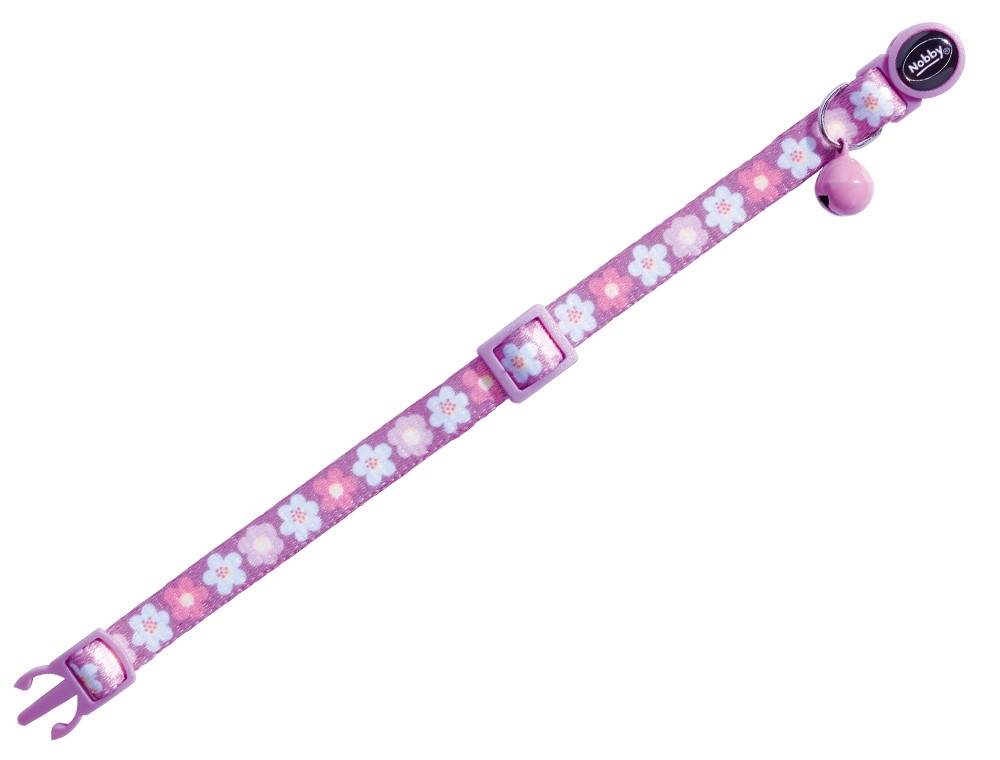 Kattenhalsband "Bloem Lila"  
