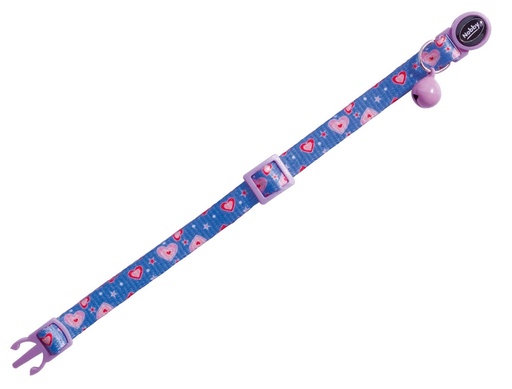 [NB88769] Kattenhalsband "Hart Lichtblauw"