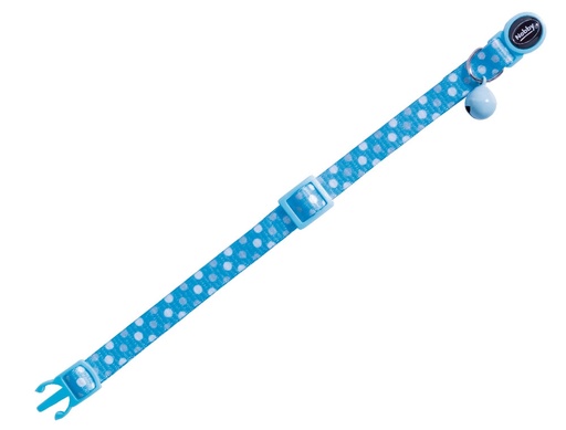 [NB88772] Kattenhalsband "Cirkel Blauw"