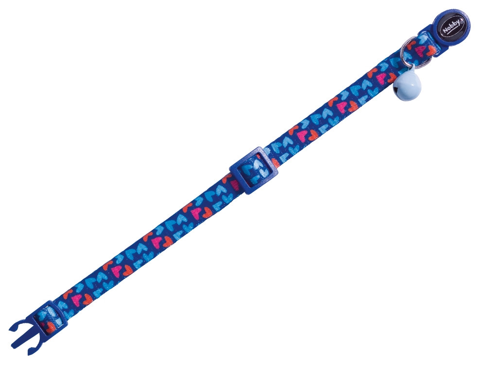 Kattenhalsband "Hart Donkerblauw"