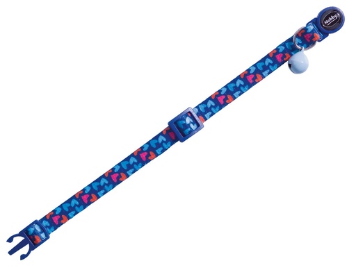 [NB88774] Kattenhalsband "Hart Donkerblauw"  