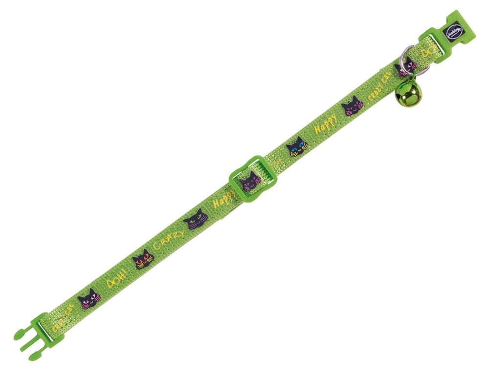 Kattenhalsband "Happy Cat Groen"