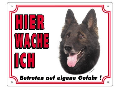 [NB93204] Waarschuwingsbord Groenendael 250 x 200 mm 