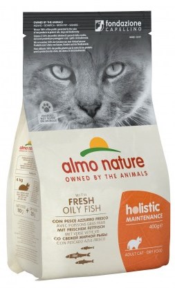[AL0604] Almo Nature Holistic Kat Witvis en Rijst (400 gr.)