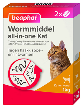 Wormmiddel All In One Kat
