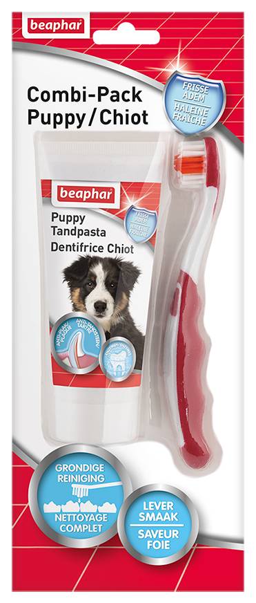 Tandpasta & Borstel Combi-Pack Puppy