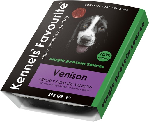 [PPC155634] Kennels Fav. Steamed Venison 10 x 395 gr.