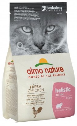 [AL0611] Almo Nature Holistic Kat Kitten Kip en Rijst (400 gr.)