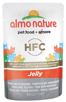 [AL5043] Almo Nature Tonijn en Jonge Ansjovis Jelly (24 x 55 gr.)