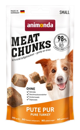 [AM82930] Meat Chunks Pure Turkey (8 x 60 gr.)