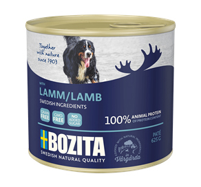 [BZ65162] Bozita Blik Dog Lam 6 x 625 gr.
