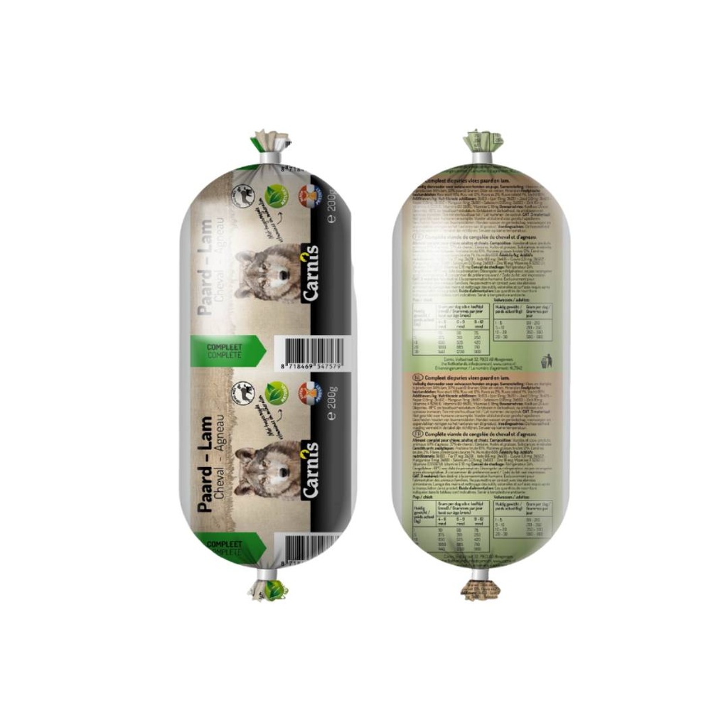 Carnis Vers Vlees Paard/Lam 20 x 500 gr.