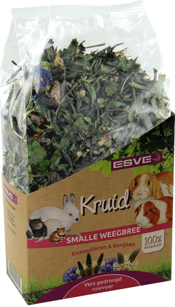 Kruid Smalle Weegbree 100 gr.