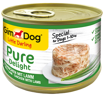 [GIM3065] GimDog LD Pure Delight Kip & Lam 18 x 150 gr.