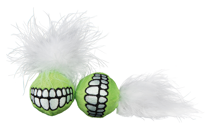 Rogz Catnip Toyz Grinz Ball Lime 2 st.