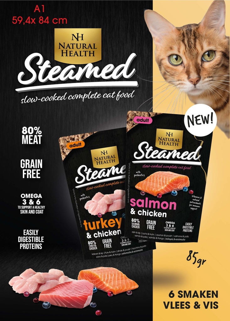 Natural Health Stoepbord poster A1