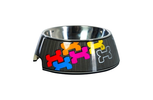 [RBOWL101CL] Rogz Bowlz Bubble (Multi Bone, Small)