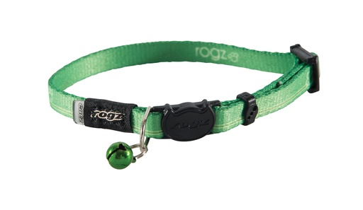 [RCB207L] Rogz Catz KiddyCat Halsband (Lime Paws, Extra Small)
