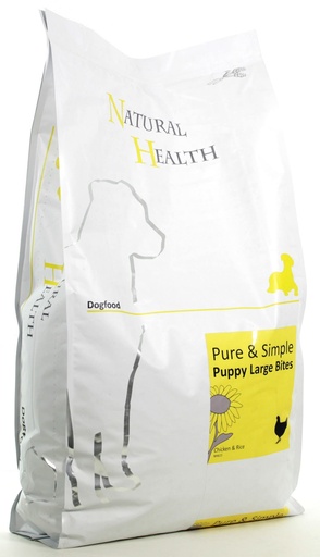 Natural Health Dog Chicken & Rice Puppy Large Bite